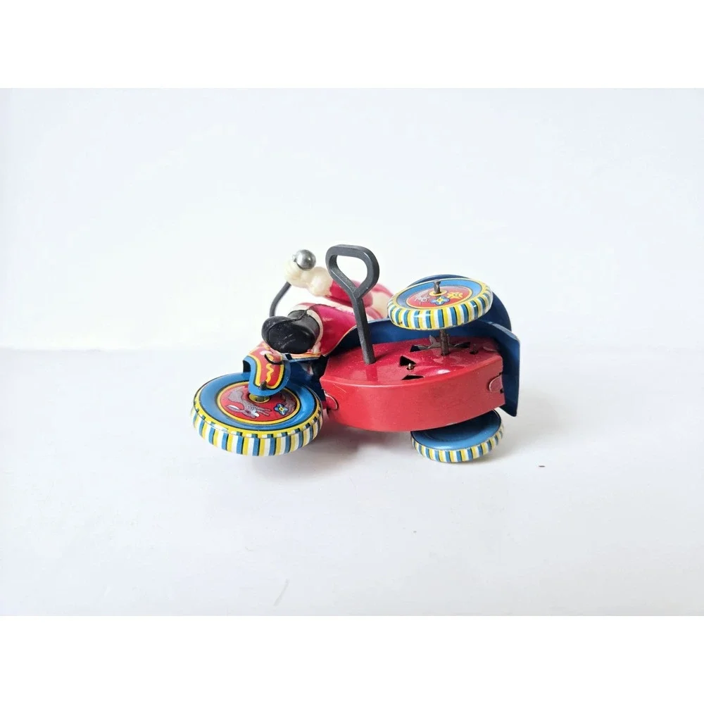 Vintage‎ tin wind up toy Christmas Santa Claus Japan Suzuki